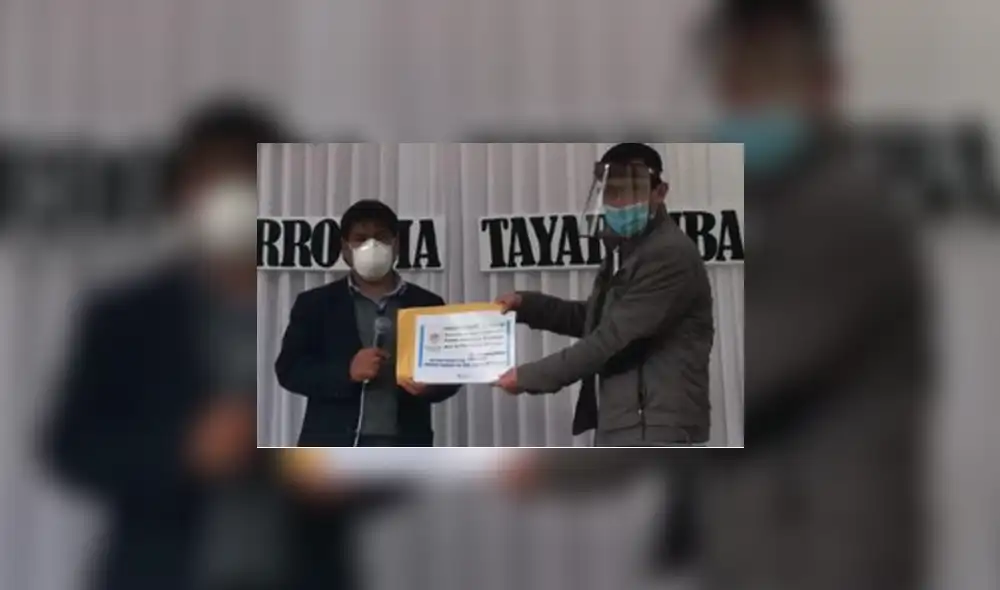 Consejero regional dona su dieta completa para compra de planta de oxígeno