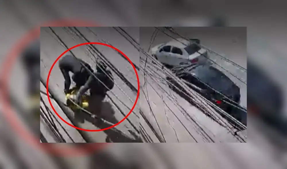 Delincuentes asaltan a padre de familia en Carabayllo. Créditos: Captura América. Delincuentes asaltan a padre de familia en Carabayllo. Créditos: Captura América.