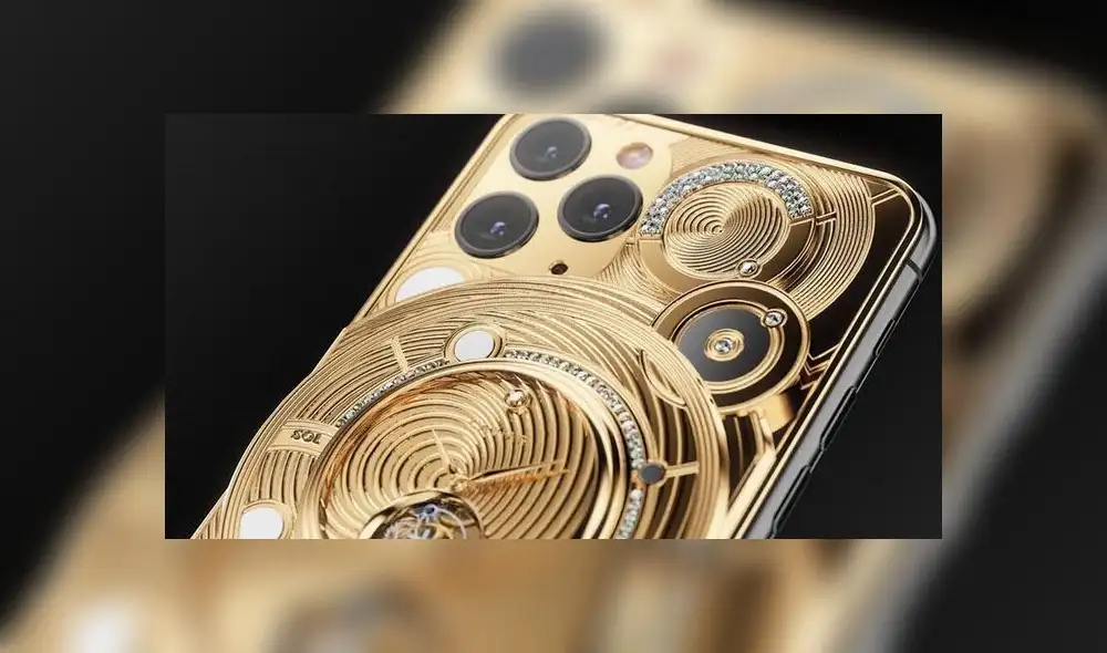 Este iPhone 11 tiene un precio base de 70.000 dólares.