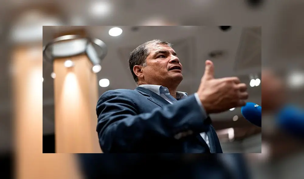 Rafael Correa vive desde hace varios años en Bélgica. Foto: AFP Rafael Correa vive desde hace varios años en Bélgica. Foto: AFP