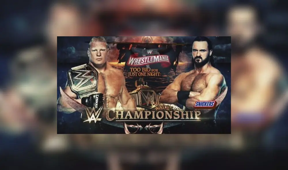 Wrestlemania 36.