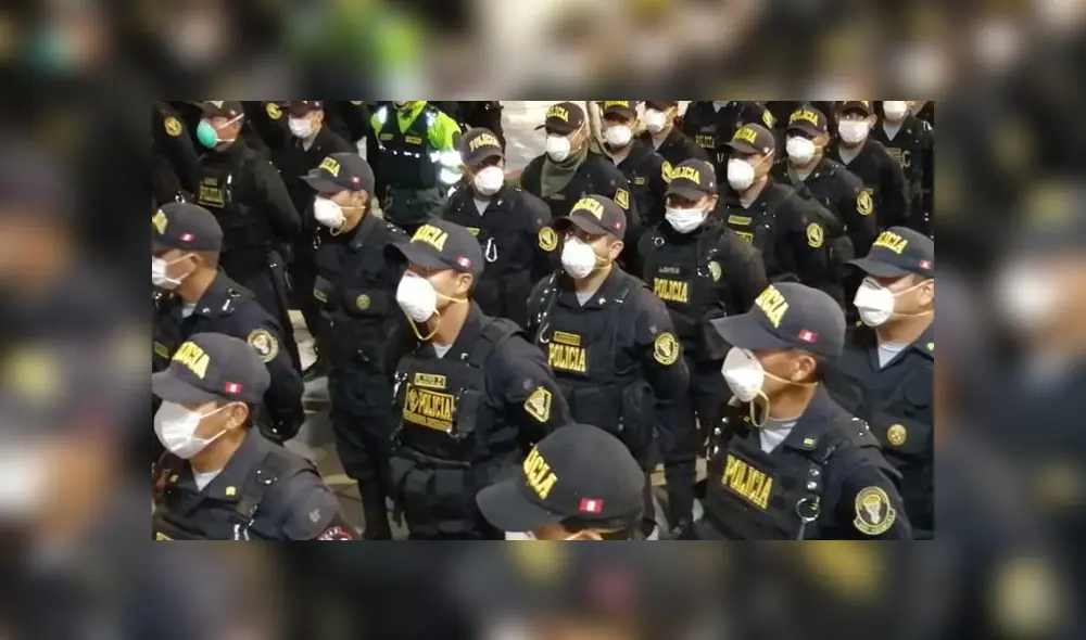 Policía con COVID-19. Créditos: Exitosa. Policía con COVID-19. Créditos: Exitosa.