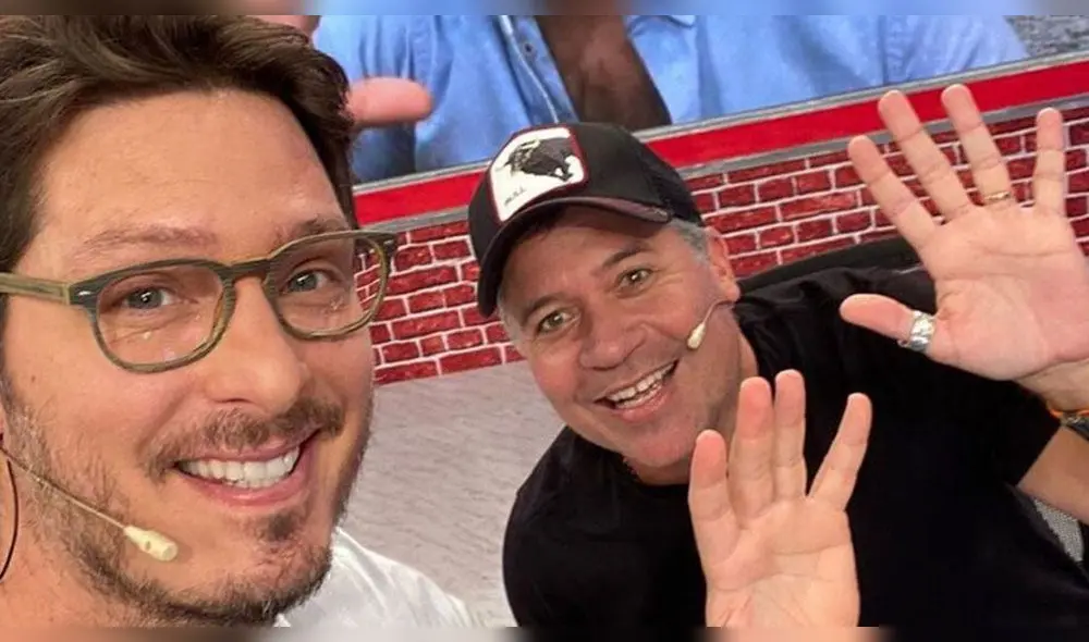 Durante la emisión de Contigo en casa, los panelistas Mathías Brivio y Cristian Rivero se animaron a bailar un conocido tema de Eva Ayllón. Durante la emisión de Contigo en casa, los panelistas Mathías Brivio y Cristian Rivero se animaron a bailar un conocido tema de Eva Ayllón.