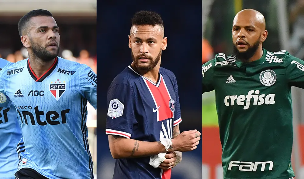 Dani Alves y Felipe Melo apoyaron a Neymar luego de que denunciara racismo en el PSG - Marsella. Foto: AFP Dani Alves y Felipe Melo apoyaron a Neymar luego de que denunciara racismo en el PSG - Marsella. Foto: AFP