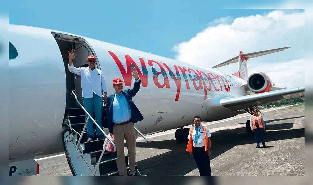 Antes. Pobladores cruzaban pista de aterrizaje para ir a chacras. Antes. Pobladores cruzaban pista de aterrizaje para ir a chacras.