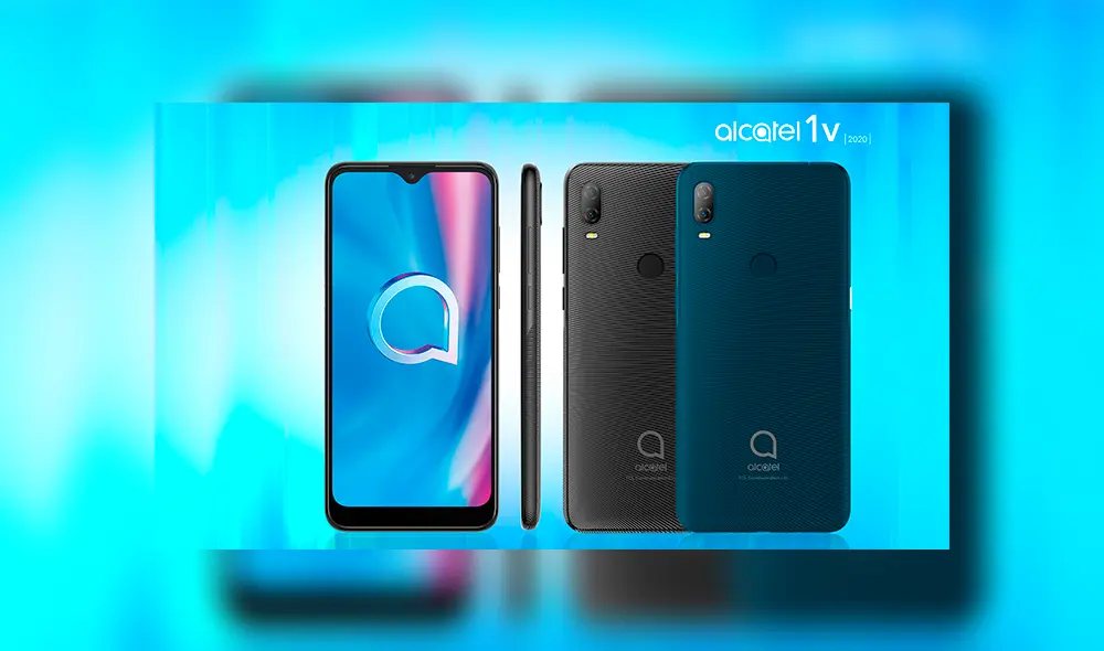 El Alcatel 1V está construido con un diseño anti-machas.
