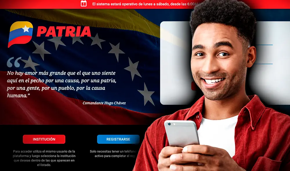 Sigue este paso a paso para actualizar tus datos en la Plataforma patria. Foto: composición LR de Gerson Cardoso/ Patria/ Freepik