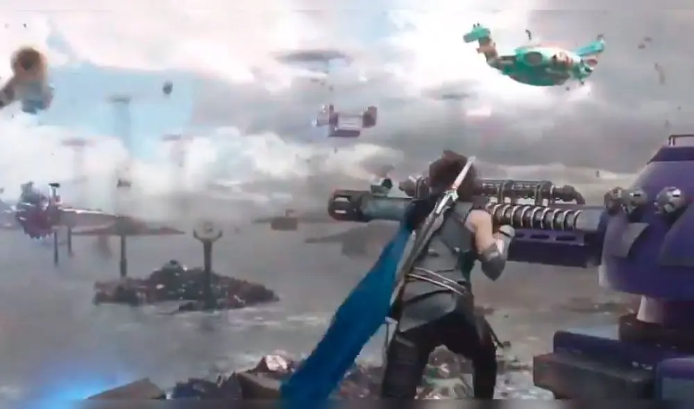 La escena de la huida de Sakaar habría incluido un 'easter egg' de Los Eternos. Foto: Marvel