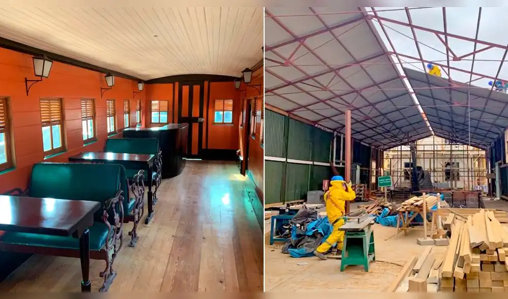 Tacna. Trabajos en Museo Ferroviario deben concluir el próximo año. Foto: Plan Copesco