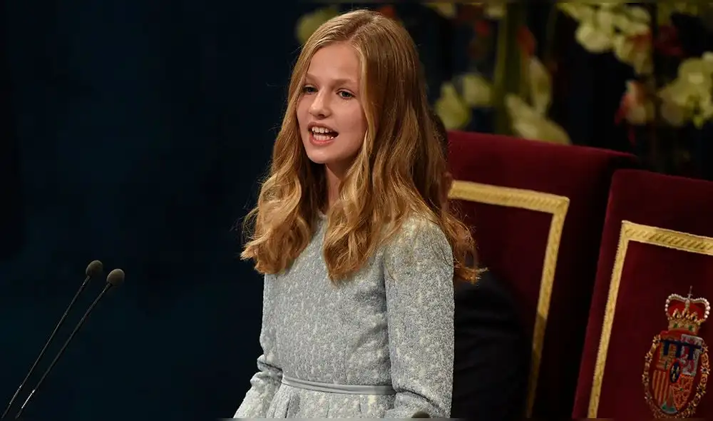 Princesa Leonor, futura reina de España, dio su primer discurso en los Premios Princesa de Asturias