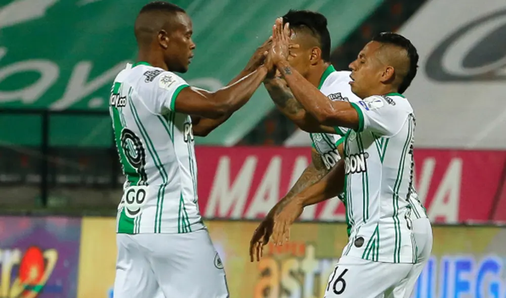 Atlético Nacional llegó a los 18 puntos y se ubica en el quinto lugar de la tabla de posiciones. Foto: Dimayor