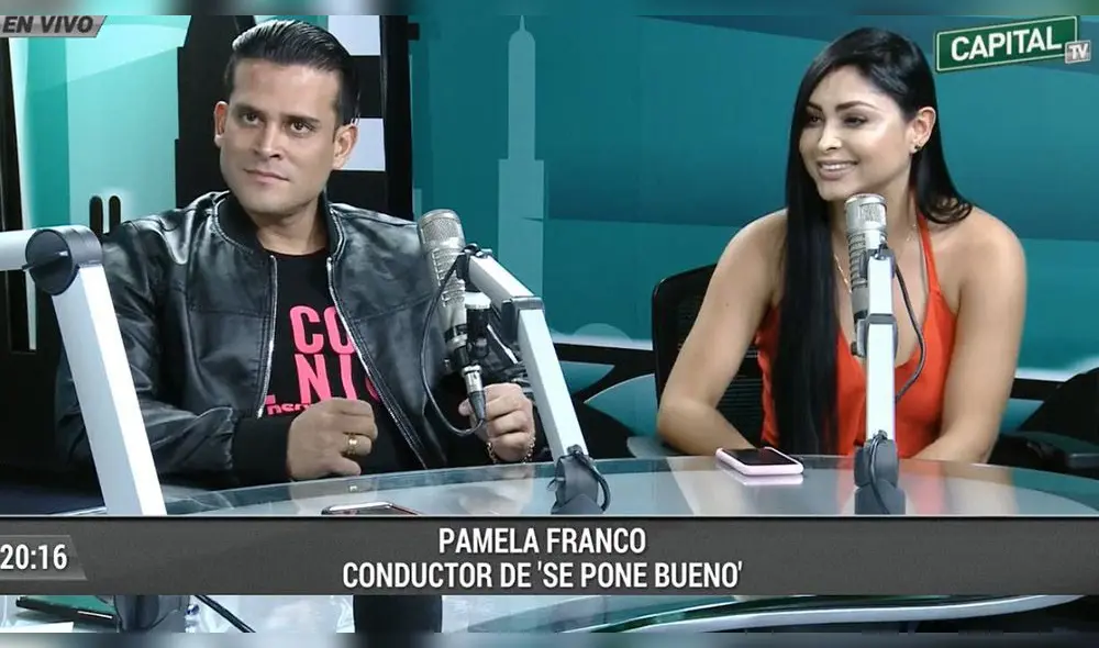 Pamela Franco y Christian Domínguez fueron captados besándose