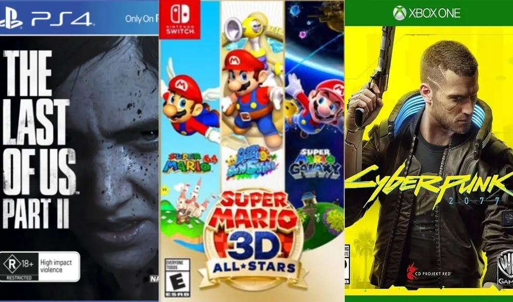 ¿Cuáles fueron algunos de los títulos con mayor expectativa que decepcionaron por diversidad de razones en el 2020? Te dejamos una lista completa que abarca todo el año. Foto: Naughty Dog/Nintendo/CD Projekt Red