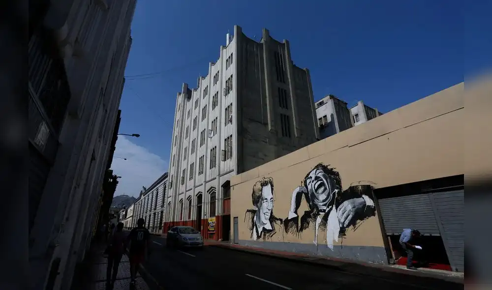 Centro de Lima: Pintan mural en homenaje al reconocido artista Víctor Humareda [FOTOS]