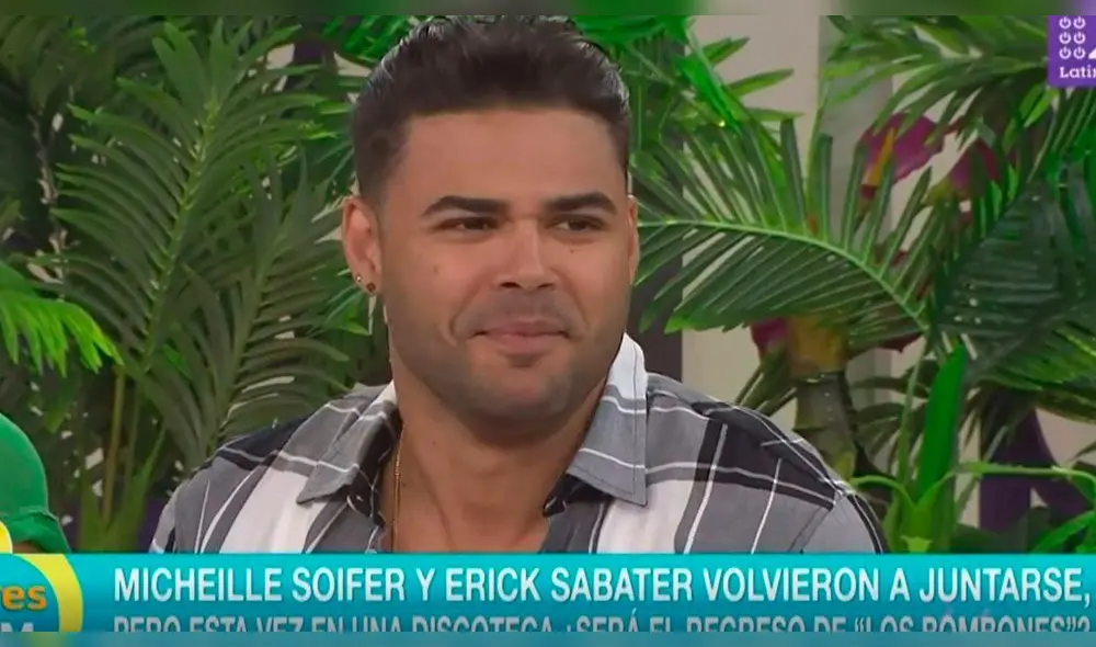 Erick Sabater confiesa qué sintió al ver a Michelle Soifer tras coincidir en show Erick Sabater confiesa qué sintió al ver a Michelle Soifer tras coincidir en show