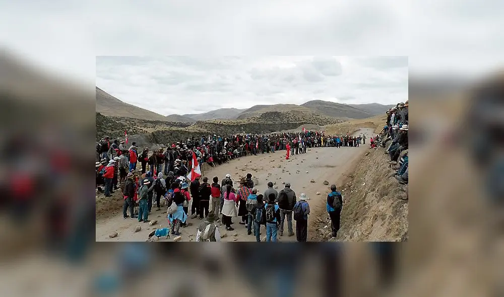 Cusco: Pobladores de Coporaque acatan paro de 72 horas contra minera Hudbay 