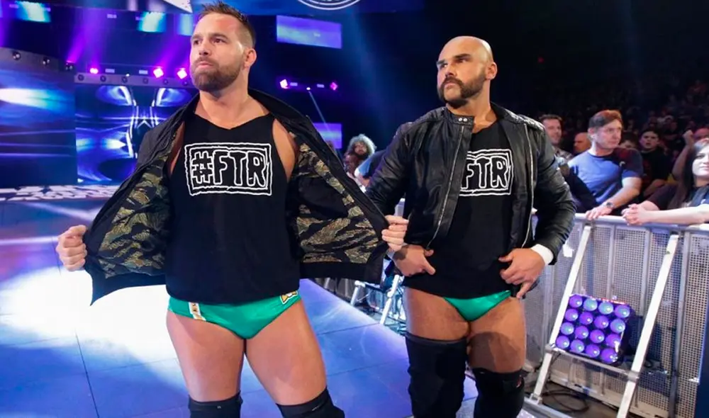 Dash Wilder y Scott Dawson debutaron en el roster principal de WWE en abril del 2017. Foto: WWE