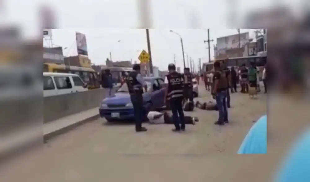 Los Olivos: PNP capturó a banda que planeaba robar un banco en la Panamericana Norte [VIDEO]