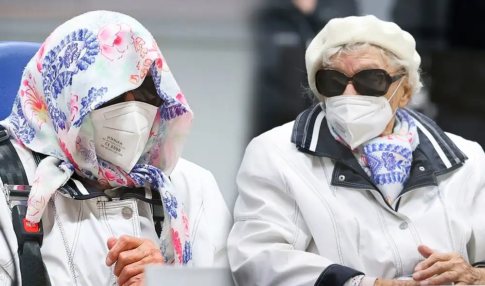 Irmgard Furchner se enfrentó al tribunal alemán a finales de 2021 por ser cómplice de más de 10 000 asesinatos del Holocausto. Foto: composición LR/El colombiano/. Foto: composición LR/El colombiano/Excélsior Irmgard Furchner se enfrentó al tribunal alemán a finales de 2021 por ser cómplice de más de 10 000 asesinatos del Holocausto. Foto: composición LR/El colombiano/. Foto: composición LR/El colombiano/Excélsior