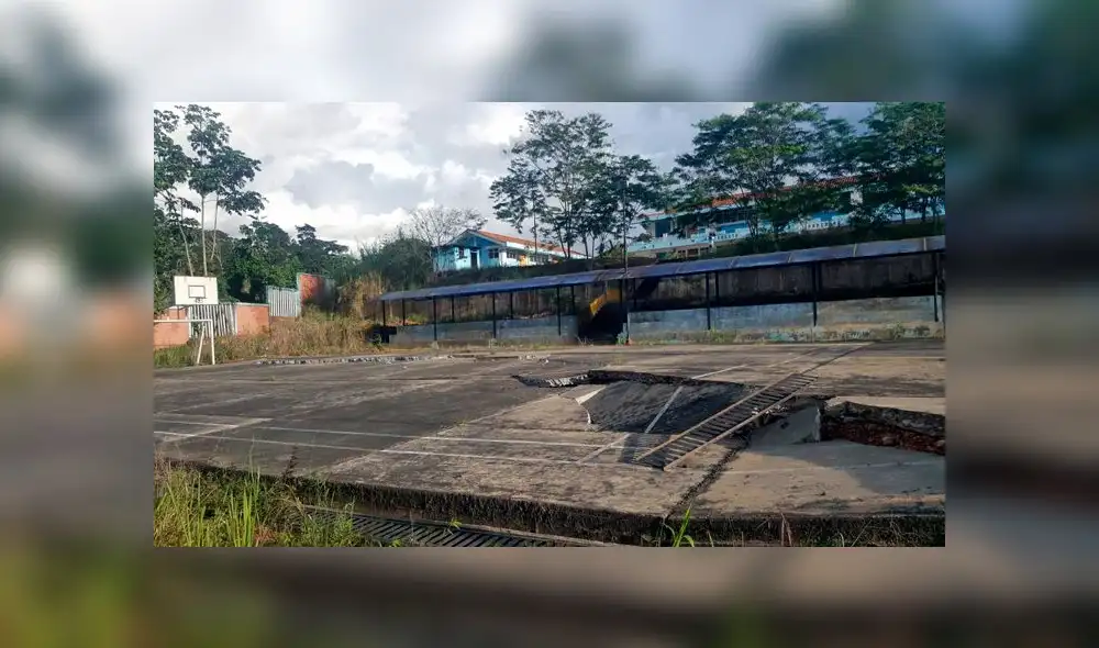 Colegio en mal estado a pocos días de iniciar el año escolar