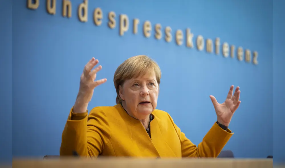 La canciller de Alemania, Angela Merkel, se mostró preocupada por las cifras de contagios de los últimos días. Foto: EFE/HENNING SCHACHT / POOL. La canciller de Alemania, Angela Merkel, se mostró preocupada por las cifras de contagios de los últimos días. Foto: EFE/HENNING SCHACHT / POOL.