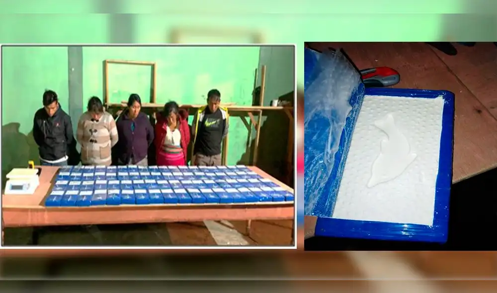 Puno: Incautan cargamento de 74 kilos de droga de cartel del Delfín Puno: Incautan cargamento de 74 kilos de droga de cartel del Delfín