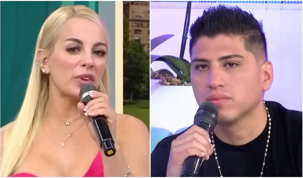 El programa “Amor y fuego” sorprendió a sus seguidores al entrevistar a John Kelvin. Foto: composición LR/América TV/Willax El programa “Amor y fuego” sorprendió a sus seguidores al entrevistar a John Kelvin. Foto: composición LR/América TV/Willax