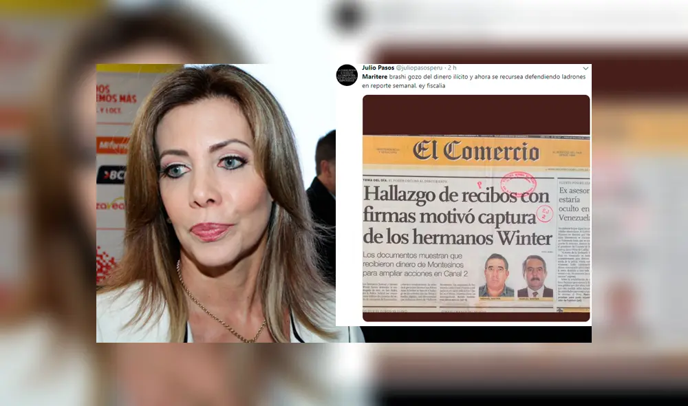 Maritere Braschi objeto de críticas por comentario contra Concepción Carhuancho [VIDEO]