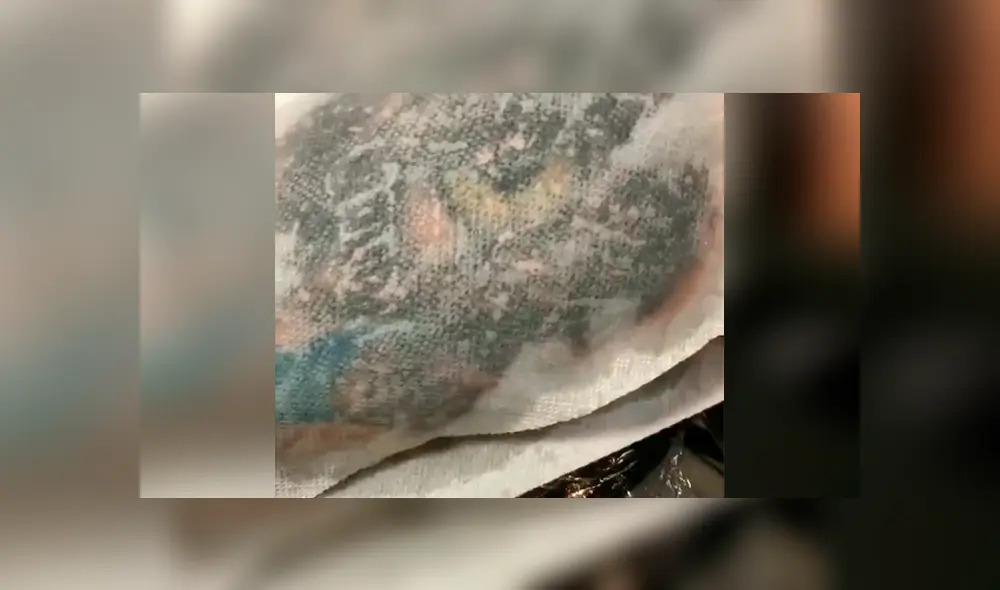 Un video viral de Facebook muestra el increíble tatuaje de un joven. Un video viral de Facebook muestra el increíble tatuaje de un joven.