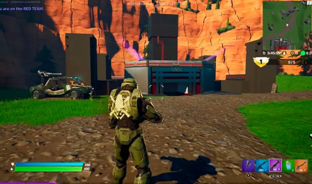 Así luce Master Chief de Halo en la temporada 5 de Fortnite. Foto: as.com