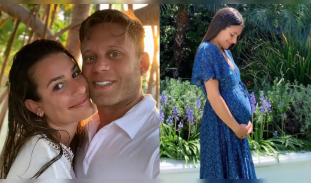 Lea Michele, actriz de Glee, y su esposo Zandy Reich se convirtieron en padres de un niño y lo llamaron Ever Leo