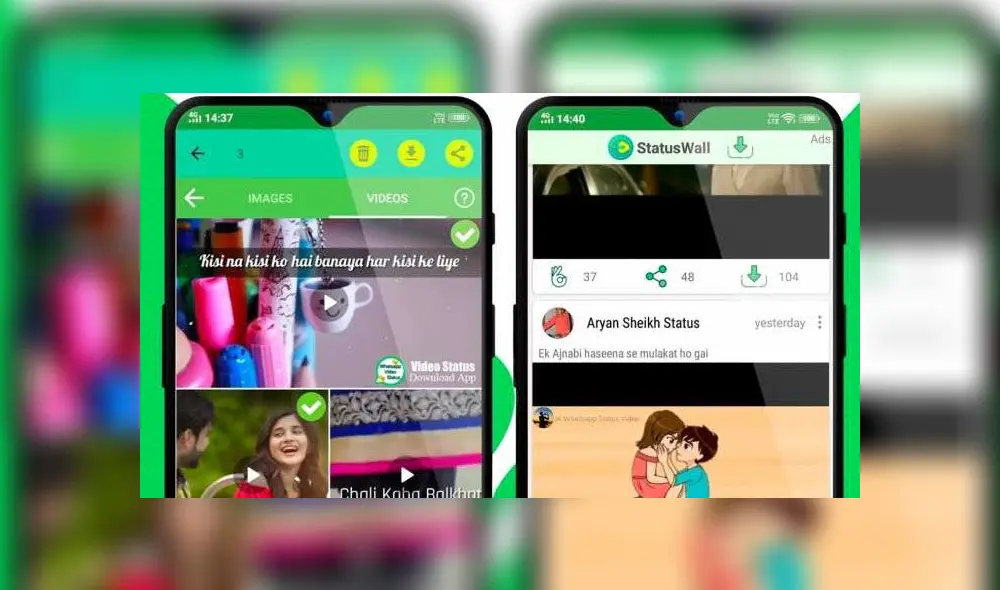 Status Downloader es una app para descargar estados de WhatsApp en móviles Android.
