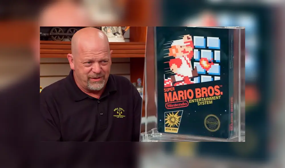 Rick y Chumlee quedaron impresionados por la rareza del cartucho de Super Mario Bros más caro de la historia.