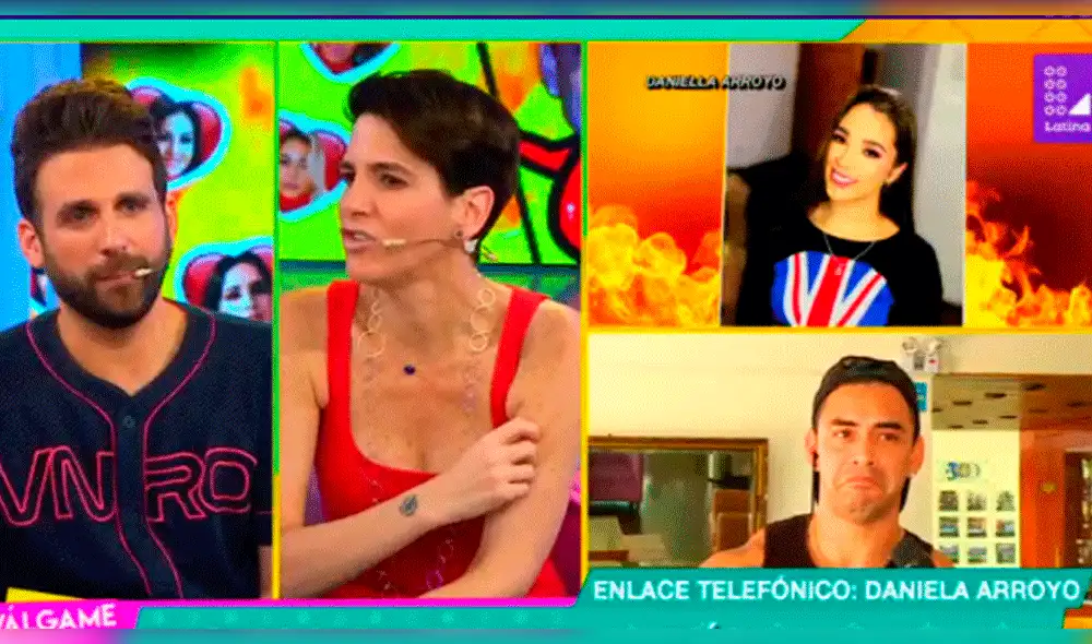 Daniela Arroyo arremetió contra Diego Chávarri durante programa en vivo [VIDEOS]