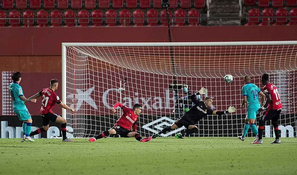 Lionel Messi volvió a la actividad con gol tras más de tres meses de paralización. Foto: AFP. Lionel Messi volvió a la actividad con gol tras más de tres meses de paralización. Foto: AFP.