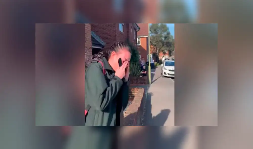 Paramédico fue homenajeada por sus vecinos. Foto: RT