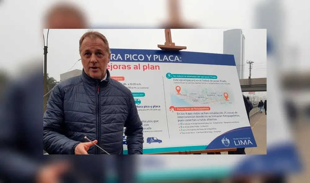 Jorge Muñoz opinó sobre pedido de derogatoria del 'pico y placa' de camiones que transportistas exigirán. Créditos: Difusión.