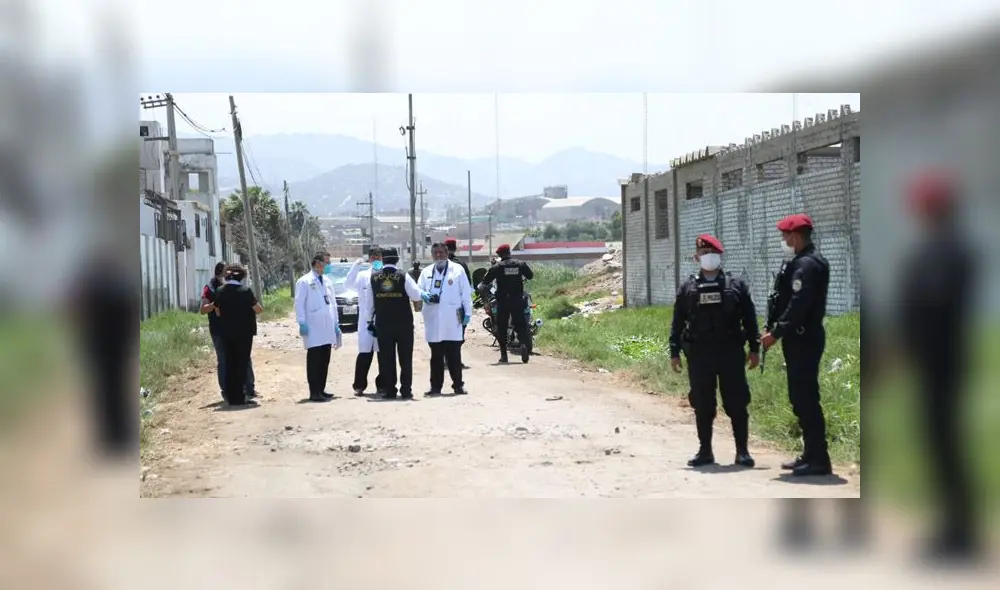 Sospechosos en crimen de joven participaron en reconstrucción de crimen. (Foto: Mauricio Malca / La República) Sospechosos en crimen de joven participaron en reconstrucción de crimen. (Foto: Mauricio Malca / La República)
