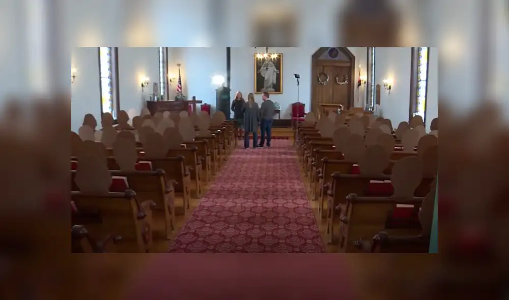 EE.UU.: novios celebrarán su boda con invitados de cartón por el coronavirus [VIDEO] 