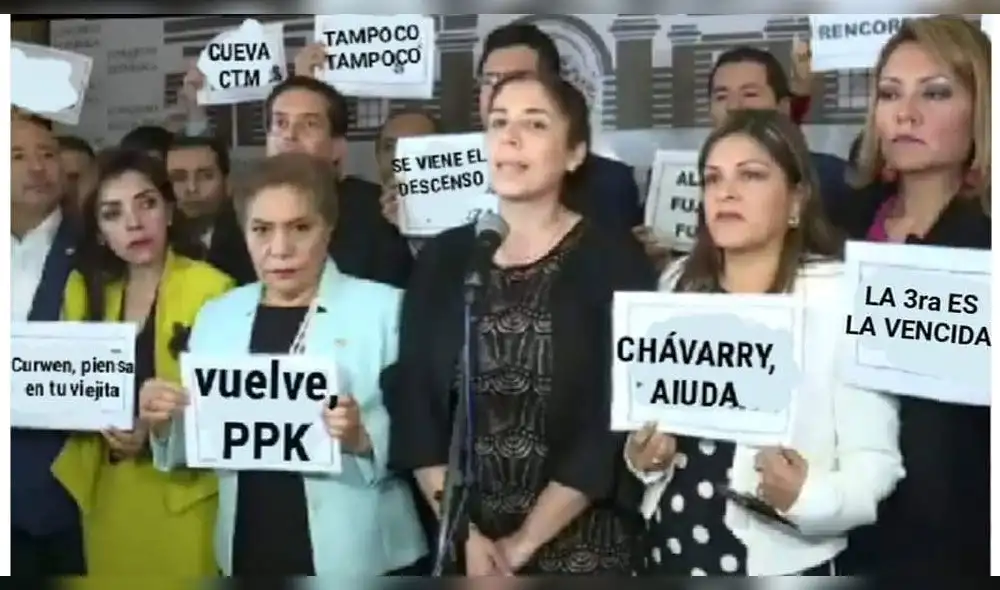 Facebook: Congresistas de Fuerza Popular se convierte en blanco de burlas y divertidos memes