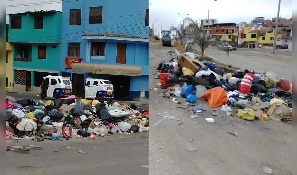 Municipalidad de Chorrillos reportó que se está trabajando para remover los cúmulos de residuos. Foto: WhatsApp RTV