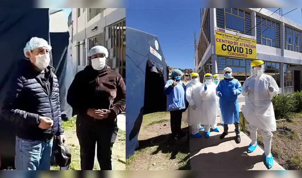 Padre de familia se recuperó junto a su esposa e hija en centro de atención de coronavirus en Puno.