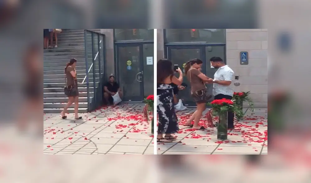 Joven le pide la mano a su novia, sin imaginar que su amigo se robaría el show con insólita actuación [VIDEO]