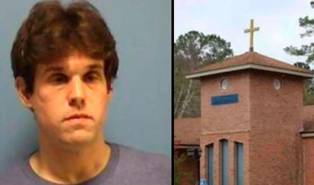 Travis Clark, de 37 años, fue acusado del delito de obscenidad tras ser descubierto en pleno acto íntimo con dos mujeres. Foto: Composición / The Sun Travis Clark, de 37 años, fue acusado del delito de obscenidad tras ser descubierto en pleno acto íntimo con dos mujeres. Foto: Composición / The Sun