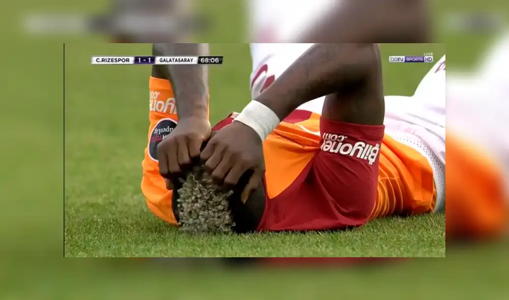 Futbolista de Galatasaray recibe terrible falta y sus compañeros terminan llorando [VIDEO]