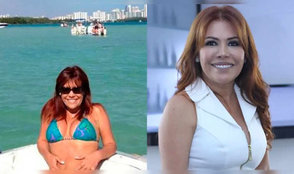 Magaly Medina festeja su regreso a ATV con atrevido bikinazo [VIDEO]