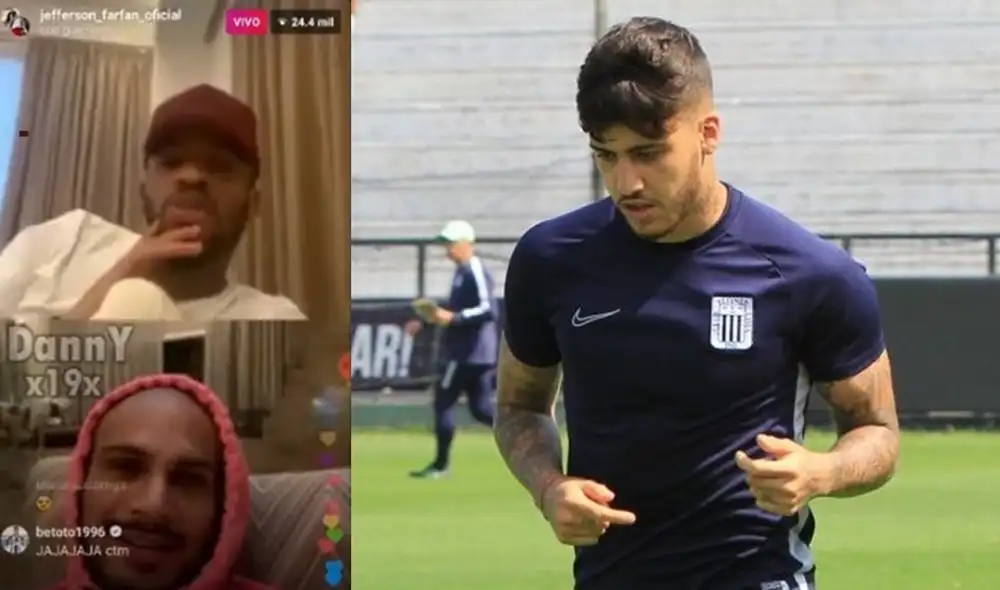 Farfán y Guerrero trolean a Beto Da Silva.