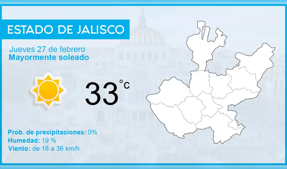 Pronóstico del tiempo: El clima en México para hoy jueves 28 de febrero de 2019