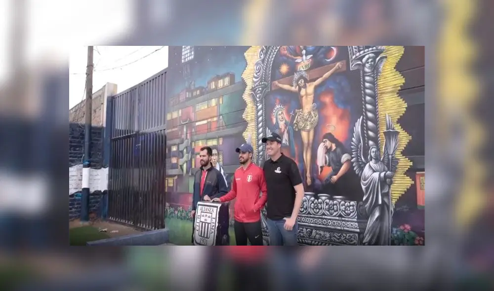 Millonario árabe posa con camiseta de Alianza Lima y promete nuevas canchas en La Victoria [VIDEO]