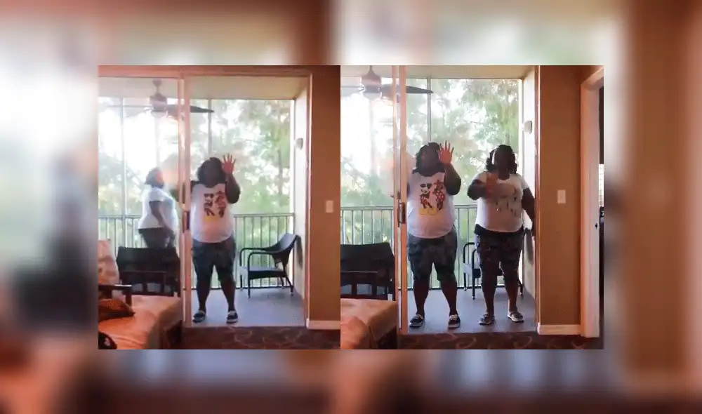 Vía Facebook: mujer es víctima de broma viral de la "puerta invisible" y su reacción sorprende [VIDEO] 